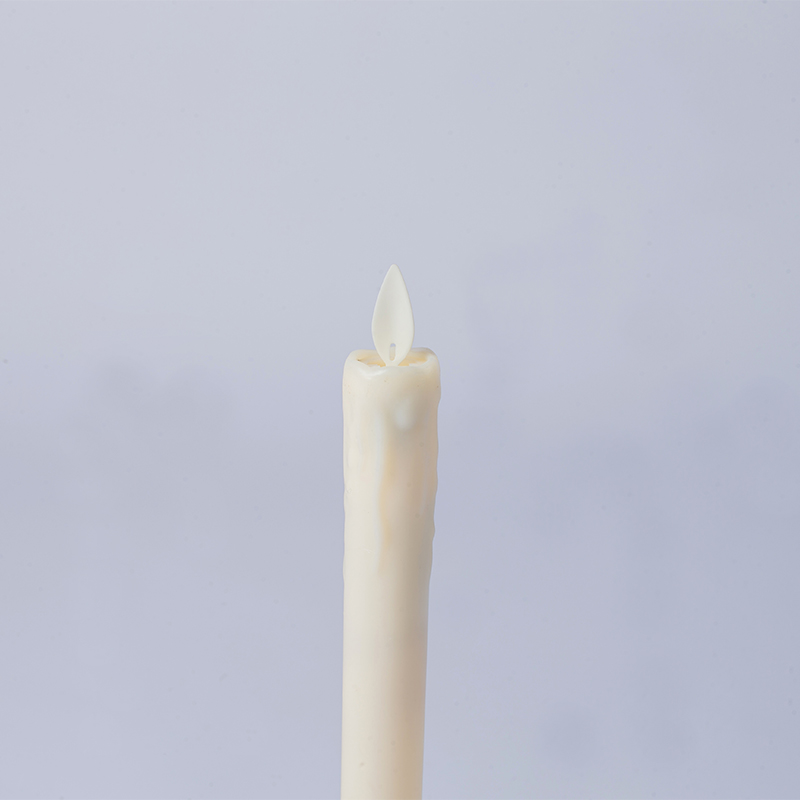 2 Pacáil Céir Sileadh Coinnle Taper Gan Flame